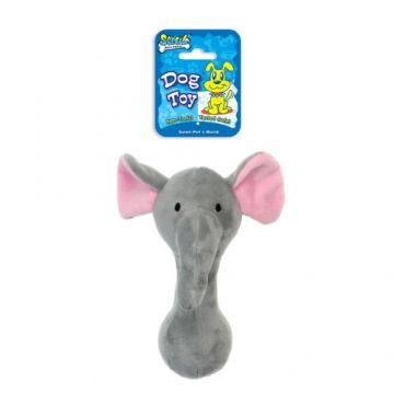 Jucarie din plus pentru caini elefant Soleil 20.5 cm