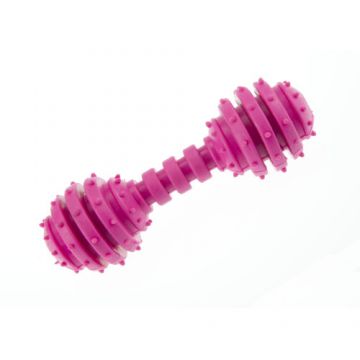 Jucarie pentru caini gantera zimtata Enjoy 12.5 cm