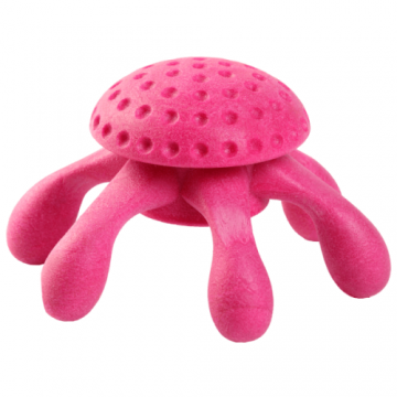 Jucarie pentru caini Kiwi Walker Caracatita Mini Pink 6cm