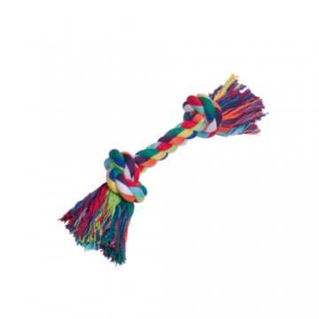 Jucarie pentru caini Nobby Sfoara color 180 gr 2 noduri