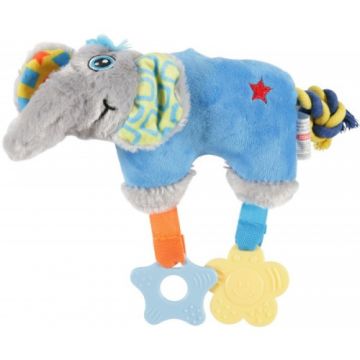 Jucarie pentru caini Plus Elefant Bleu