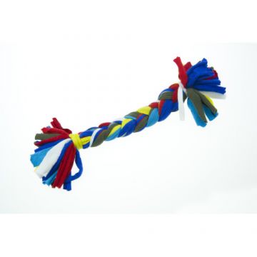 Jucarie pentru caini sfoara impletita din bumbac Enjoy 26 cm