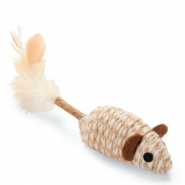 Jucarie pentru pisici Beeztees Soarece Catnip&Matatabi 12cm