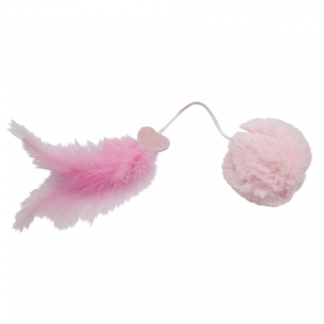 Jucarie pentru pisici Enjoy Bila cu pene 8031