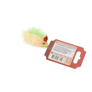 Jucarie pentru pisici Soricel Curcubeu 6.5cm