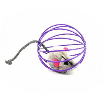 Jucarie Pisici Glob Metal