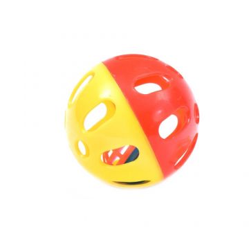 Jucarie Rozatoare Bila Plastic cu Clopotel