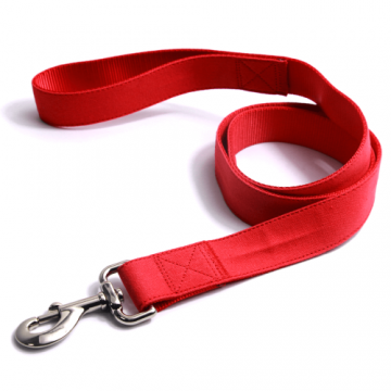 Lesa textila, rosie, realizata din nylon, lungime 1.2 m, latime 3.2 cm