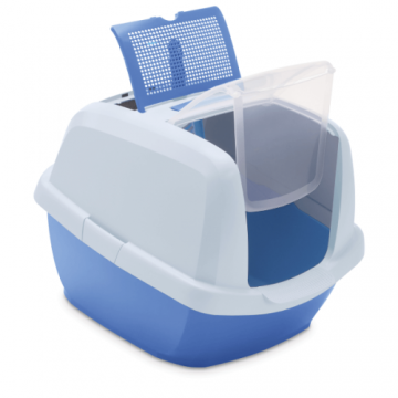 Litiera pentru pisici Maddy Junior Blue 60.5x41x45.5cm