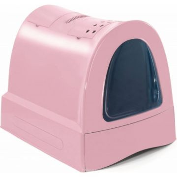 Litiera pentru pisici Zuma Roz 40X56X42.5 cm