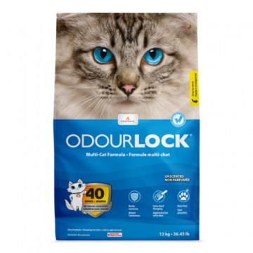 Nisip pentru litiera Intersand Odourlock Unscented 12 kg
