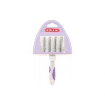 Perie pentru pisici retractabila medie gri Zolux