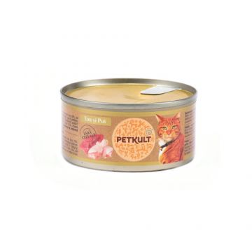 Petkult Cat Ton cu Pui 80 gr