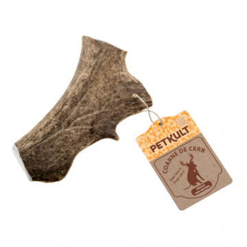 Recompensa pentru caini coarne de cerb lopatar Petkult M 100 g