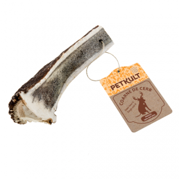 Recompensa pentru caini coarne de cerb rosu Petkult XL 160 g