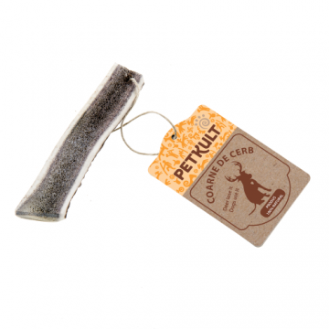 Recompensa pentru caini coarne de cerb rosu Petkult XS 25 g