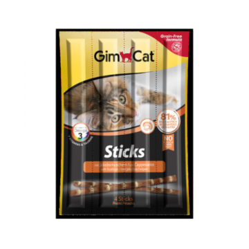 Recompensa pentru pisici GimCat Sticks scoici 20 gr