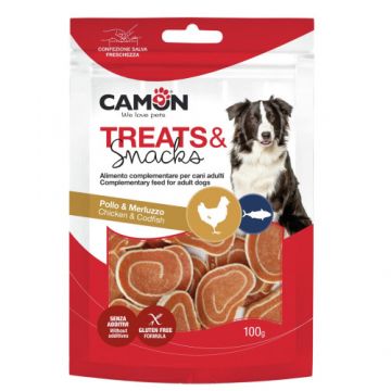 Recompense pentru caini Camon Sushi de Pui 100 gr