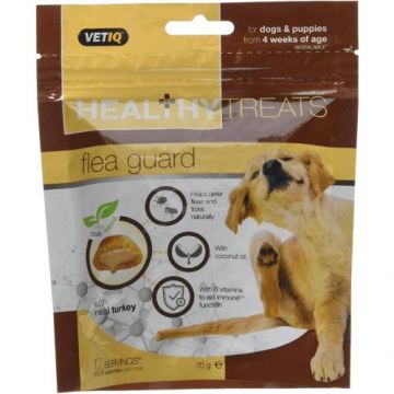 Recompense pentru caini Vetiq Snack Flea Guard 70 gr