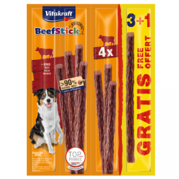 Recompense pentru caini Vitakraft Beef Stick Vita 48g 3+1 PROMO