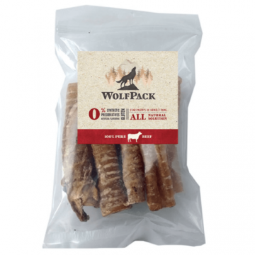 Recompense pentru caini WolfPack Gat de vita 200gr