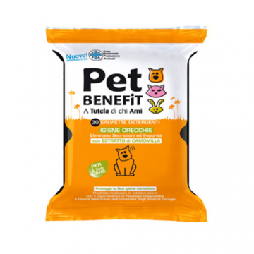 Servetele umede pentru urechi Pet Benefit 30 bucati