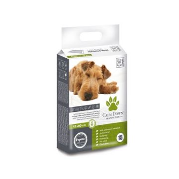 Covorase absorbante pentru caini Calm Down, 45 x 60 cm, 15 bucati