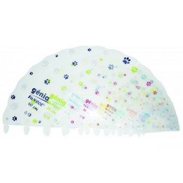 Guler pentru caini Funcol, Genia, marime 15 TRANSPARENT, 1 buc