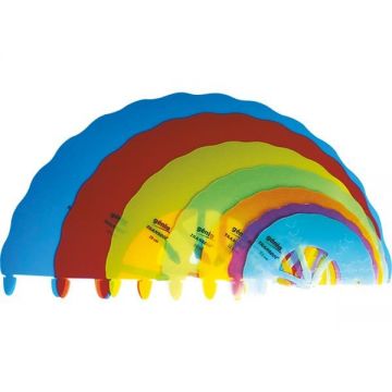 Guler pentru caini, TRANSCOL, Genia, marime 10, mov TRANSPARENT, 1 buc