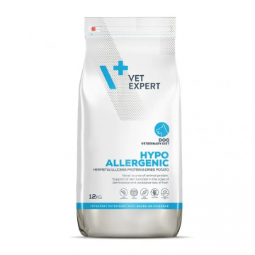 Hrana dietetica pentru caini cu intolerante alimentare Vet Expert Hipolergenica Dog Insect, 12 kg