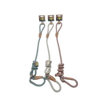 Lesa pentru caini, alb, ECO, Ø 1.2 cm, lungime 170 cm, M