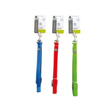 Lesa pentru caini Silicone M-Pets, albastra, lungime 1.2 m, marime M