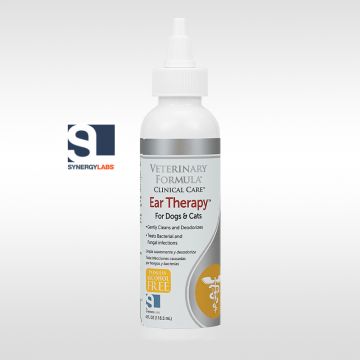Solutie terapeutica auriculara pentru caini si pisici Synergy Labs, 118 ml