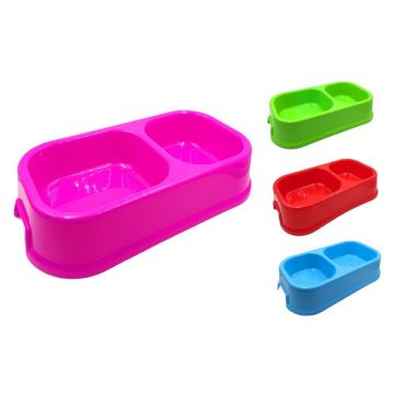 Castron dublu pvc 32/18/7 cm