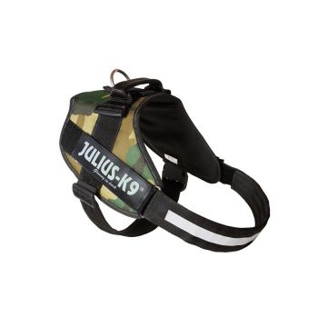 Ham K9 Power, camuflaj, ergonomic, impermeabil, 82-115 cm, pentru caini cu greutate de 40-70 kg