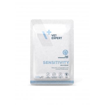 Hrana umeda monoproteica pentru pisici Vet Expert Sensitivity Cat, 100g