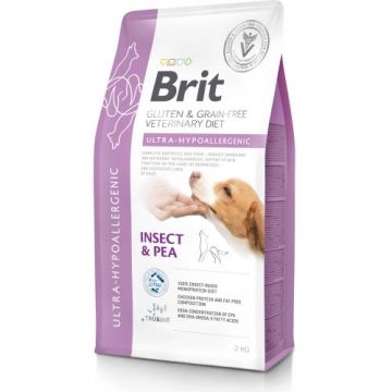Hrana uscata hipoalergenica pentru caini Brit Grain Free VD Ultra-Hypoallergenic, 2 kg