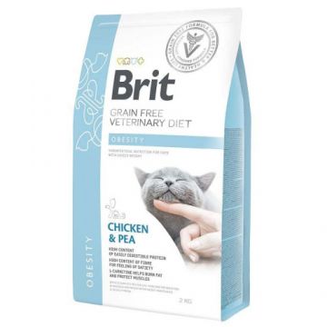 Hrana uscata pentru pisici Brit Grain Free VD Obesity 2 kg