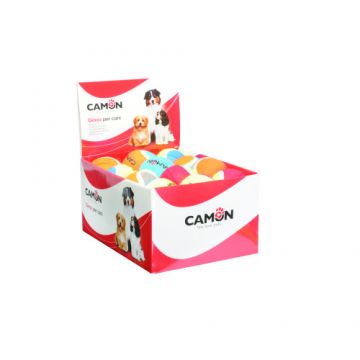 Jucarii pentru caini Camon Mingi de tenis colorate set 24 buc