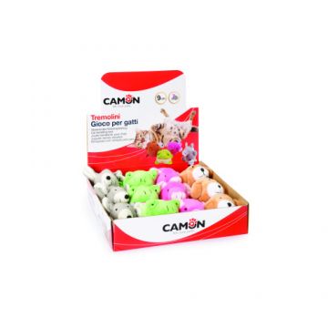 Mix jucarii pentru pisci Camon diverse animalute 12 buc/set
