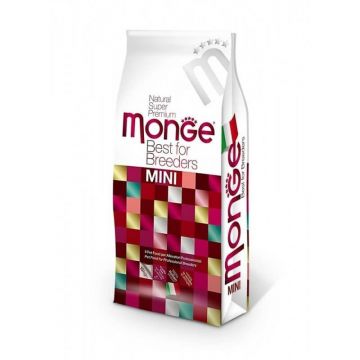 Monge Breeder Natural Superpremium Starter Mini - Pui si Orez - 15kg