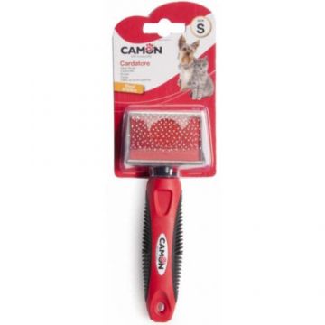 Perie pentru caini Camon S 6x4,5 cm