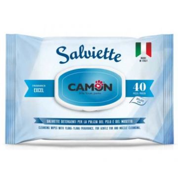 Şerveţele pentru curăţare cu parfum Excel Camon 40 bucăţi