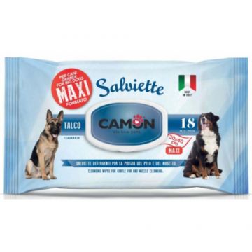 Servetele umede pentru caini Camon cu miros de mir 40 buc