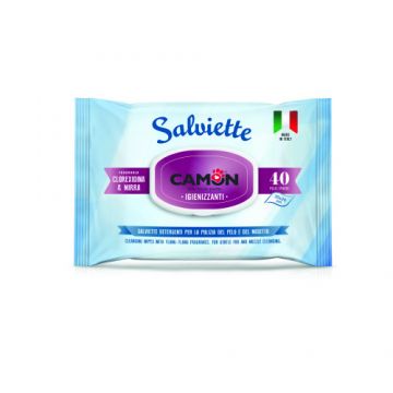 Servetele umede pentru caini Camon cu miros de mir 40 buc
