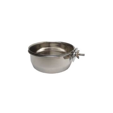 Suport & castron inox cu surub 0,6 litri