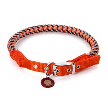 Zgarda confort, portocalie, ergonomica, 15 mm x 44-53 cm