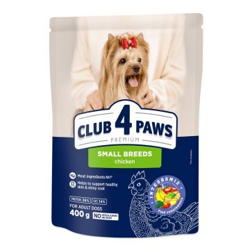 Club 4 Paws Adult Mini - Hrana uscata premium - Pui - 400g