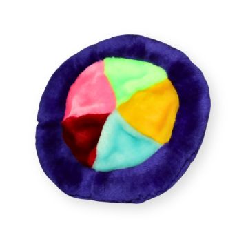 Frisbee multicolor din plus - 21cm