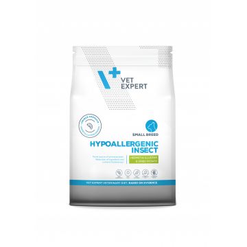 Hrana dietetica pentru caini Vet Expert Hipolergenica Dog Insect, 2 kg